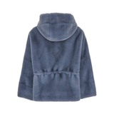 Blue Faux Fur Jacket