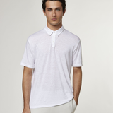 Short Sleeve Linen Polo
