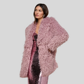 Toira Pink Faux Fur Jacket