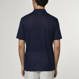 Dry Cotton Polo Shirt in Navy