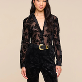 Laurent Velvet Blouse