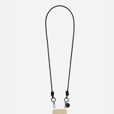 Nolan Vegan Leather Tie Phone Chain