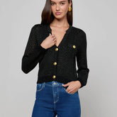 Blanca Sequin Cardigan