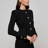 Melissa Knit Cardigan/Jacket in Black