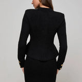 Melissa Knit Cardigan/Jacket in Black