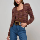 Ardiane Cardigan in Cocoa