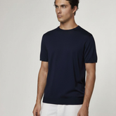 Dry Cotton T-shirt in Navy