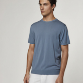 Dry Cotton T-shirt in Airforce Blue
