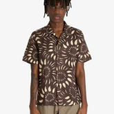 Brown Sun Printed Brown Shirt