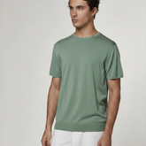Dry Cotton T-shirt in Sage Green