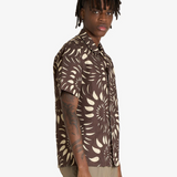 Brown Sun Printed Brown Shirt