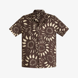 Brown Sun Printed Brown Shirt