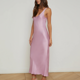 Akiya Satin Maxi Dress
