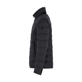 Wool Quilted Jacket in Charcoal
