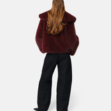 Burgundy Yara Coat