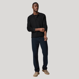 Transcend Vintage Federal 32" Slim Straight Jean - Black