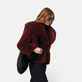 Burgundy Yara Coat