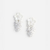 Pearl Flower Beaded Cluster Earring
