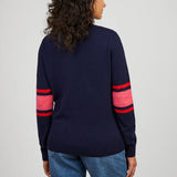 Raya Navy Cashmere Jumper