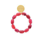 Olive Flex Bracelet Raspberry Marble
