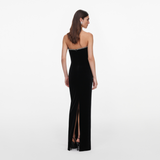Black Velvet Maxi Dress