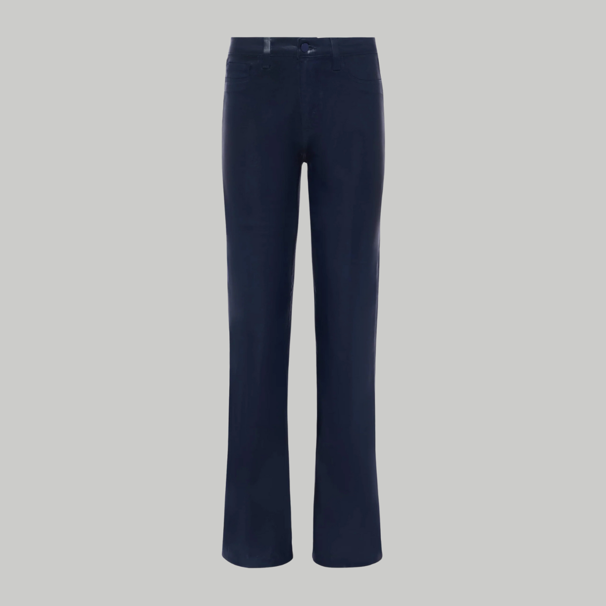 Clayton Coated Wide-Leg Jean in Midnight