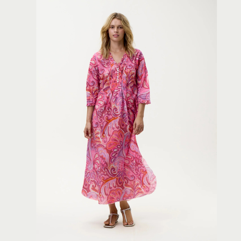Long Poppy-Merida-Cotton-Pink Swirl