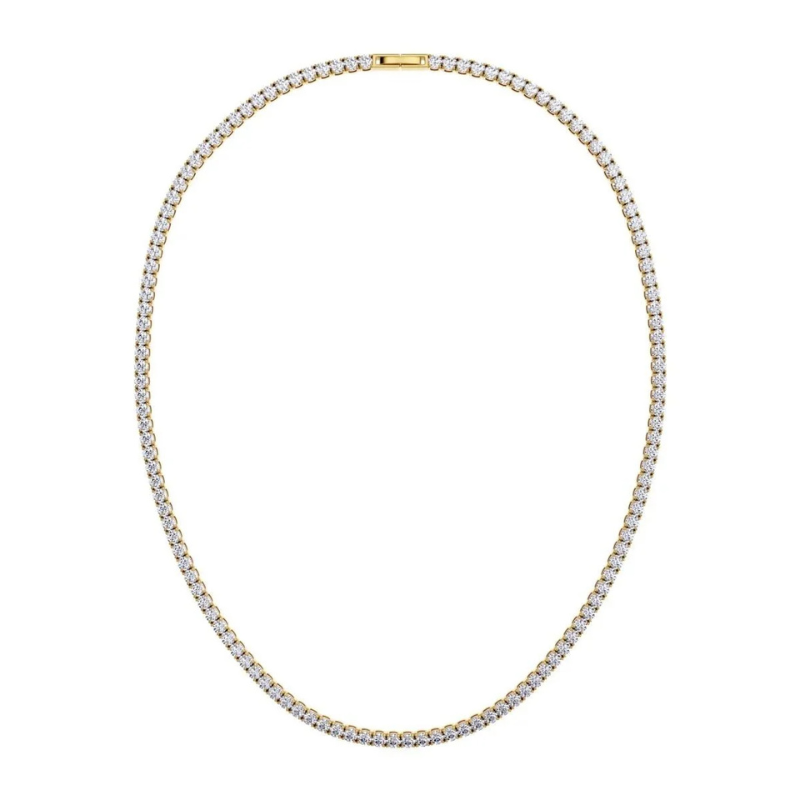 Tennis Necklace Gold