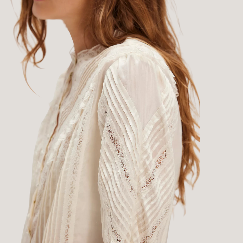 Norami Blouse in Ivory