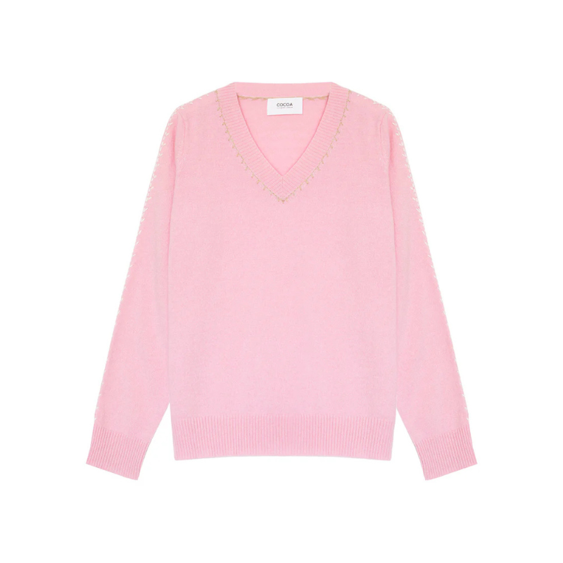 Indie Pastel Pink Cashmere Jumper