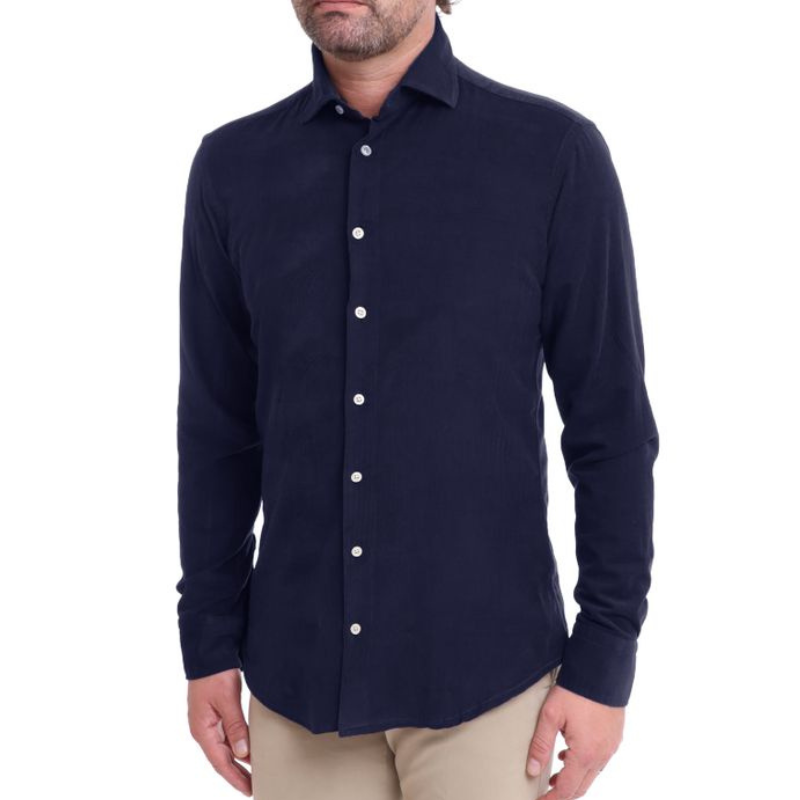 Corduroy Shirt in Navy