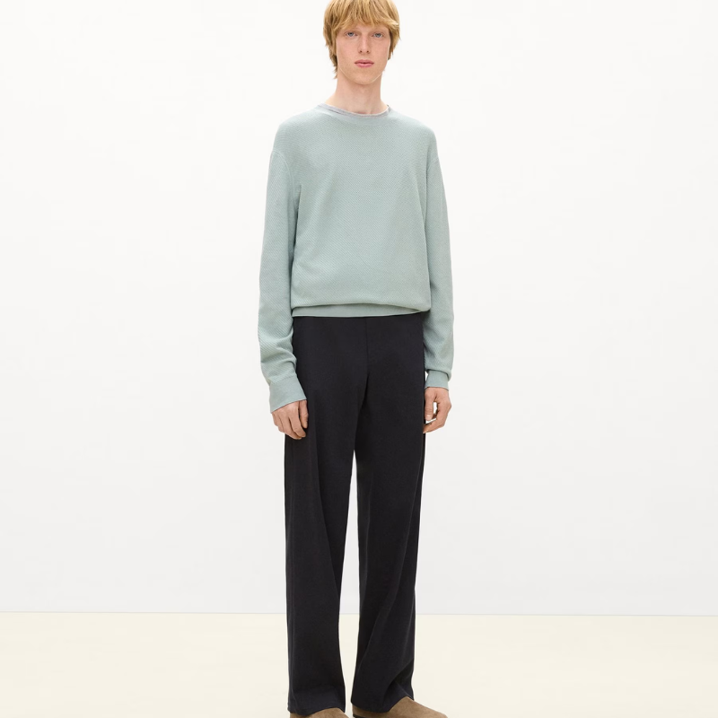 Riland Crewneck Sweater in Light Bilen