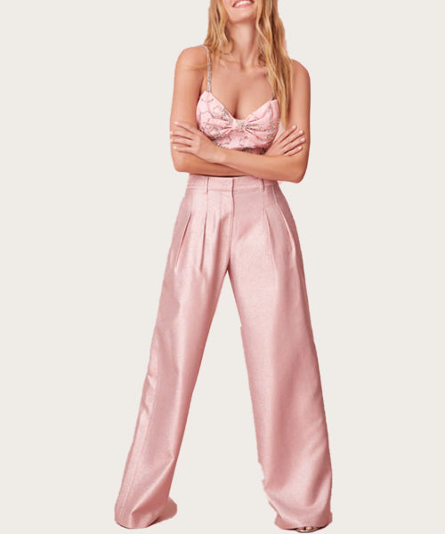 Adams Lurex Pant in Pink