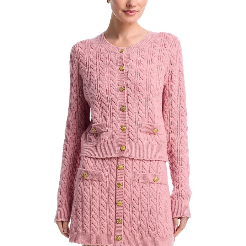 Eugenie Cashmere and Wool Cardigan