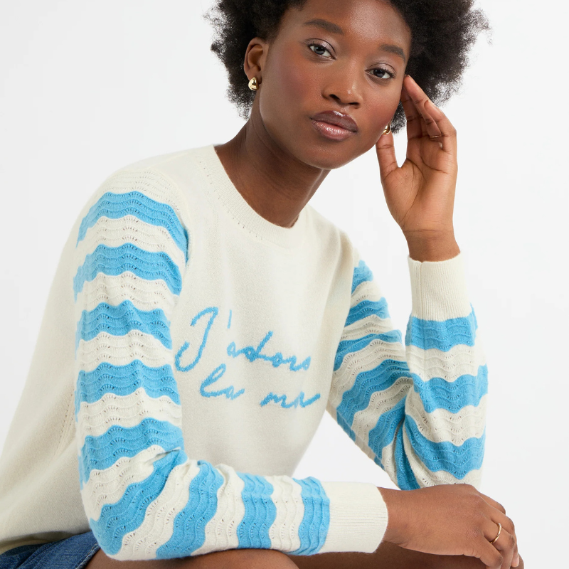 La Mer Natural White Cashmere Jumper