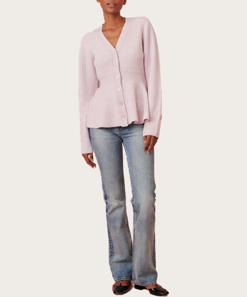 Luisa Peplum Cardigan