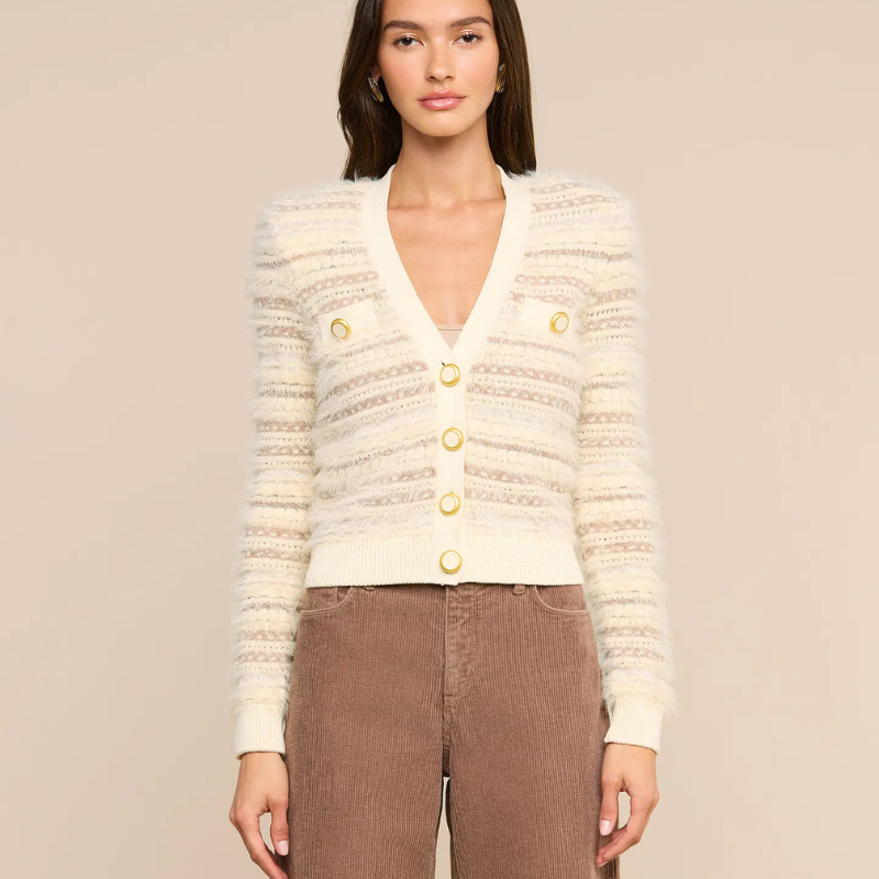 Ariadne Cardigan in Ecru