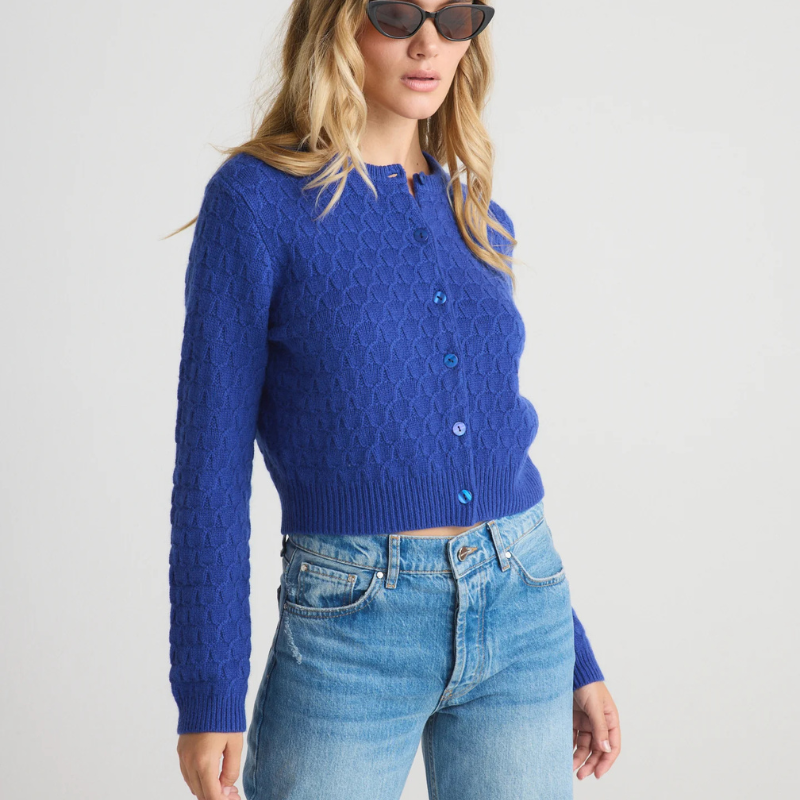 Aurelia Cardigan in Colbalt Blue