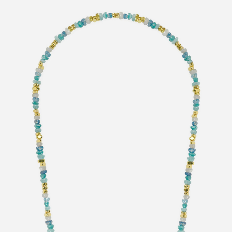 Liviya Beaded Phone Chain in Blue