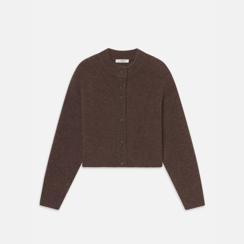 The Cashmere Fleck Cardi