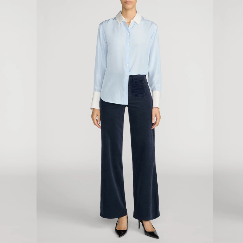 Le Slim Palazzo Modernist Pocket Corduroy