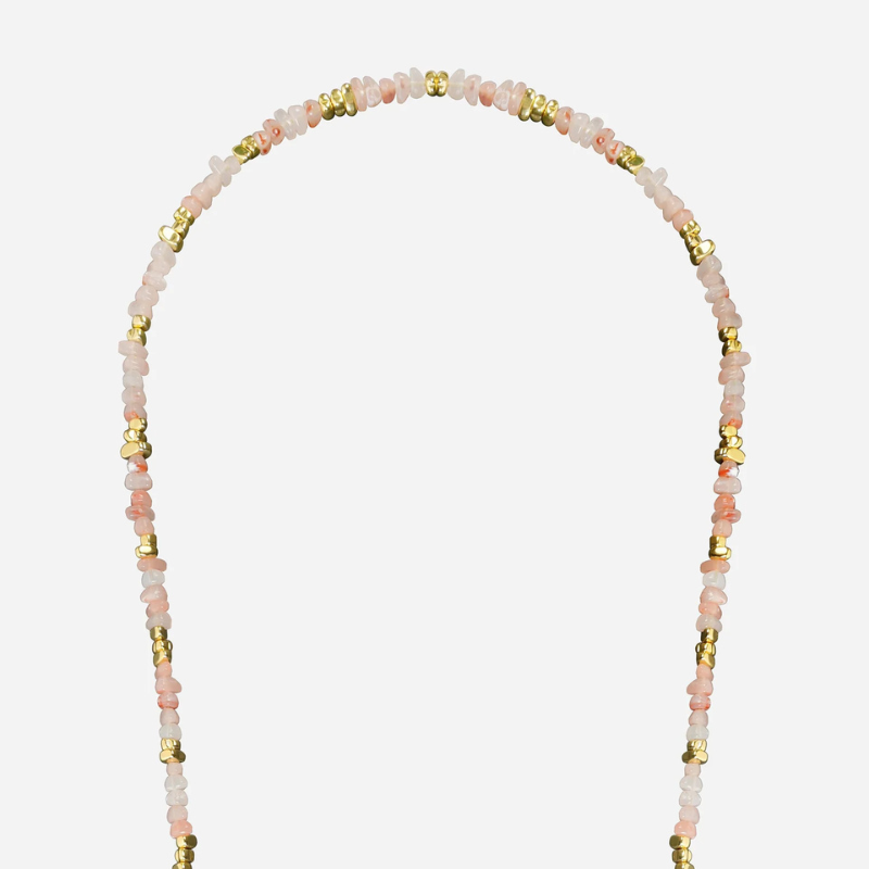 Liviya Beaded Phone Chain in Pink