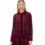 Alvynne Top in Oxblood