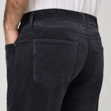 Federal 32" Slim Straight Cordroy Trousers in Navy