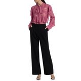 Farah Chiffon Lace Blouse