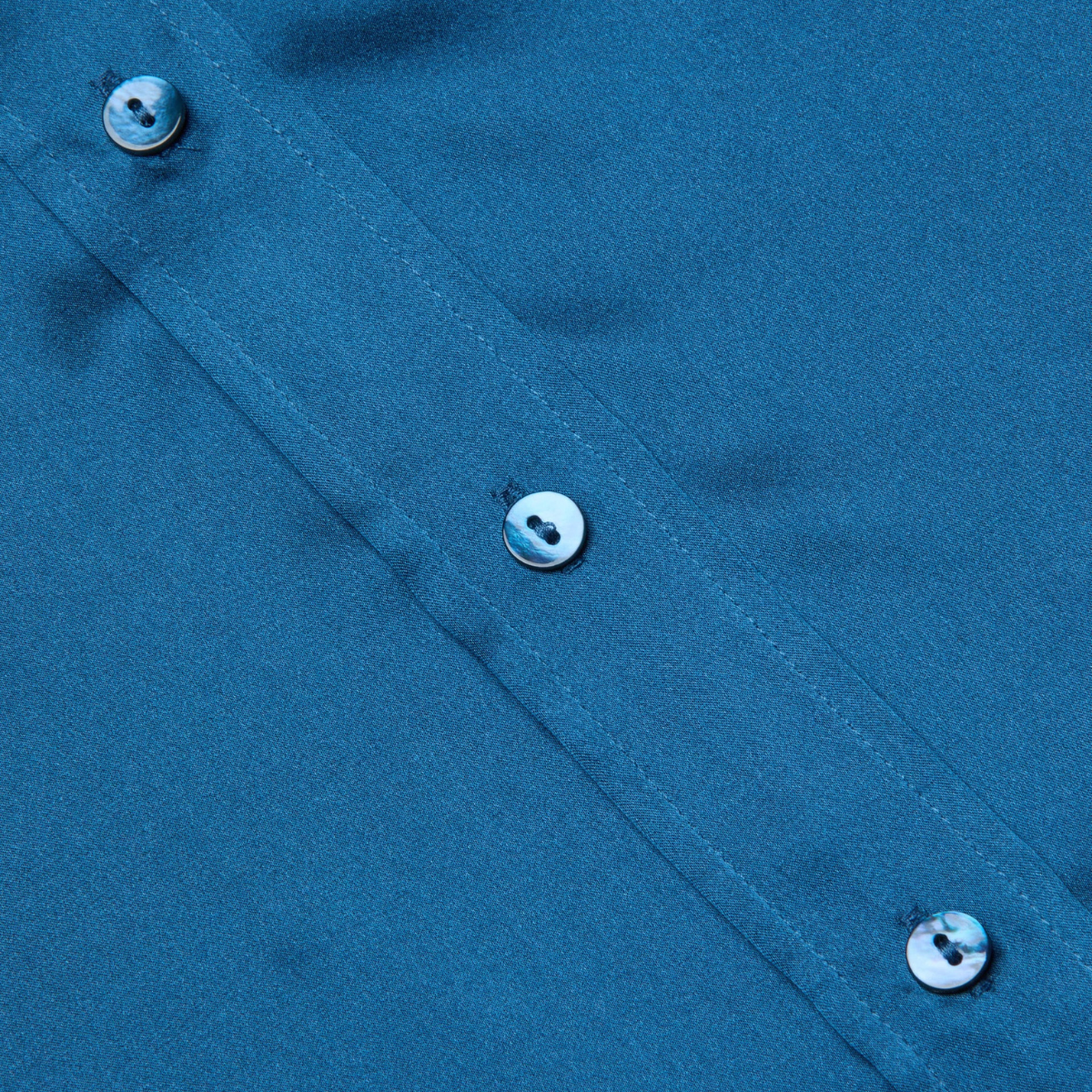Dani Silk Blouse in Stone Blue