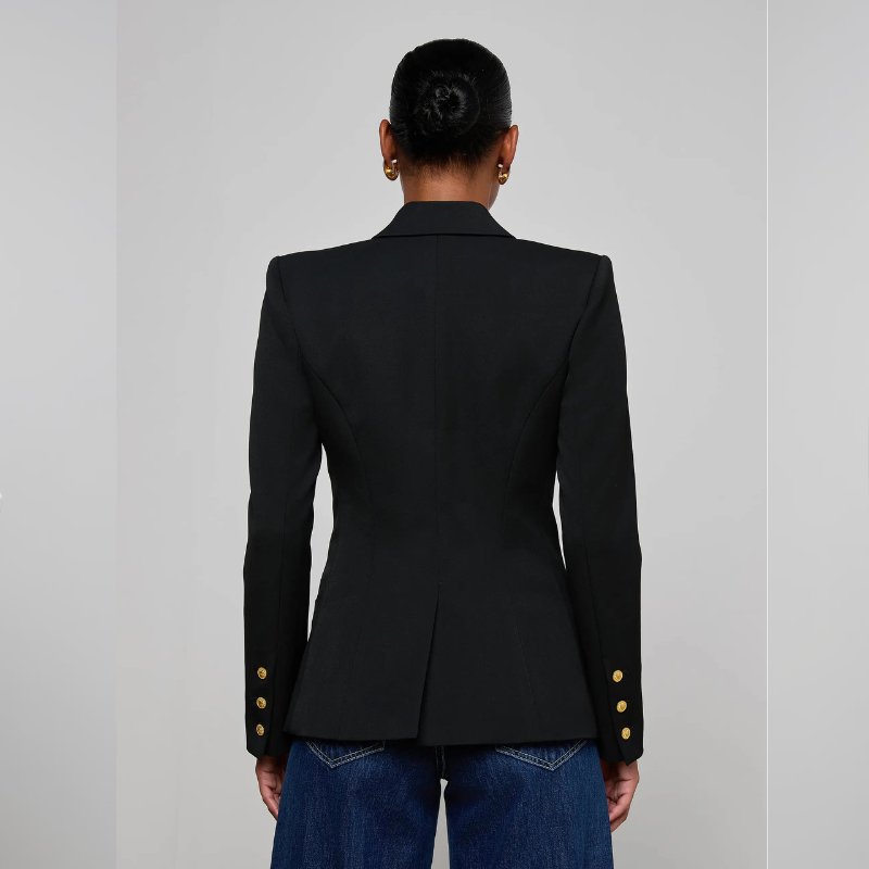 Kyomi Double-Breasted Blazer in Black