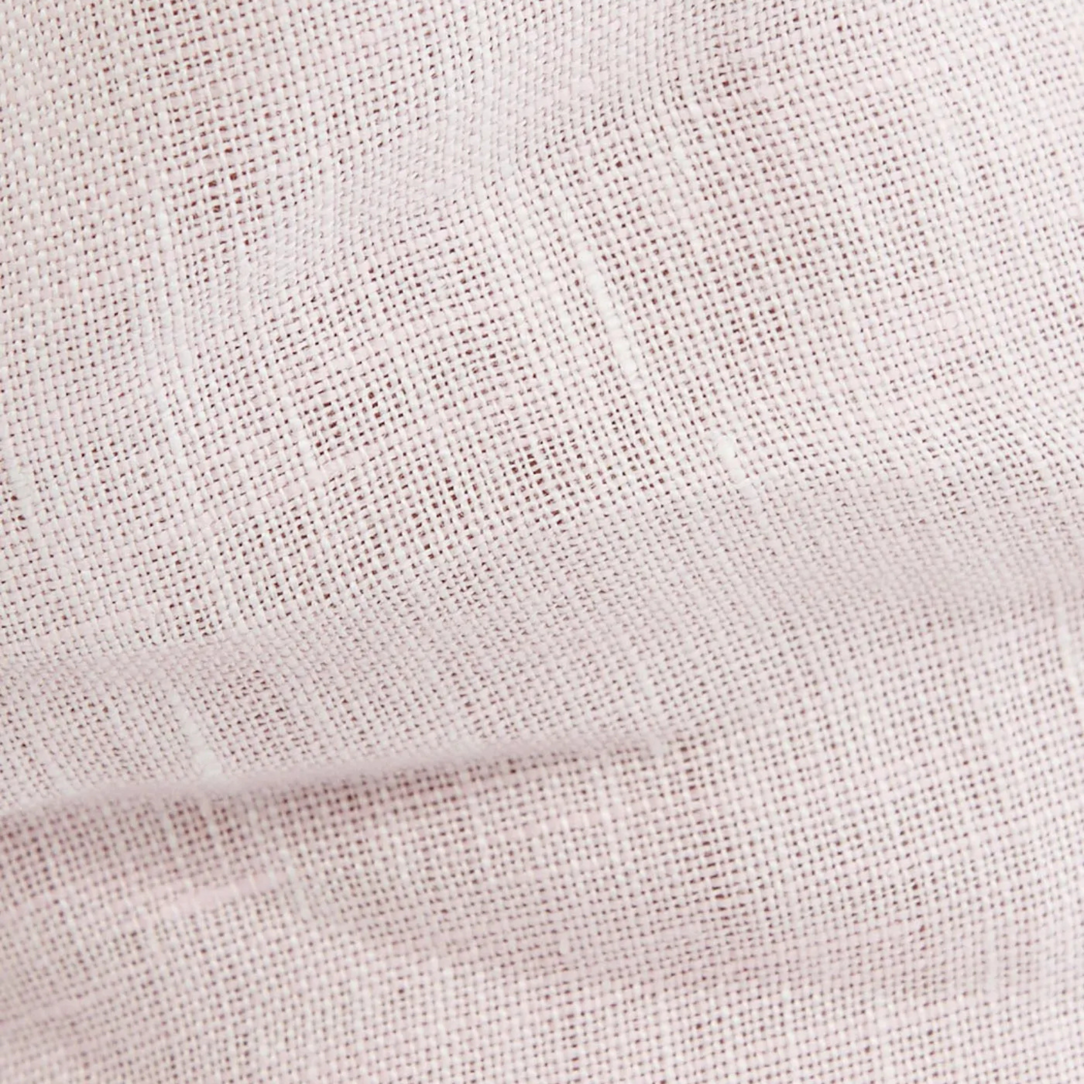 Pink Melange Linen Shirt