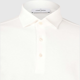 Pima Cotton Interlock Jersey Polo - White