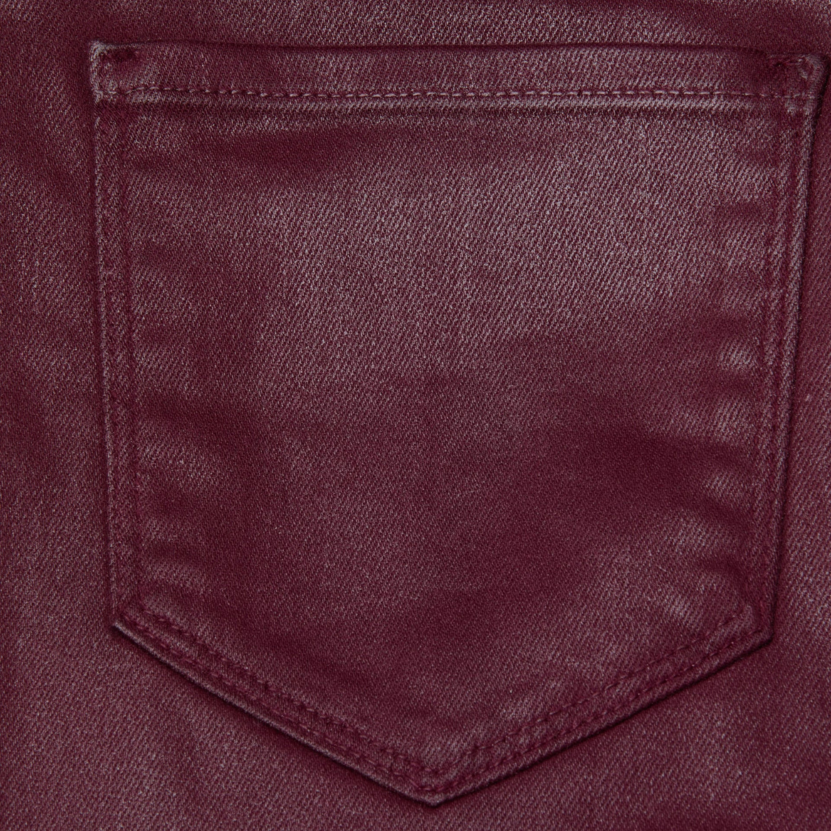 Clayton Coated Wide-Leg Jean in Dark Port